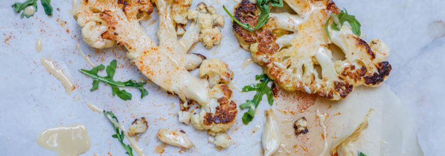cauliflower, steak, vegan, gluten free, healthy, dan churchill, recipe, idea, dinner, lunch, easy, cheap